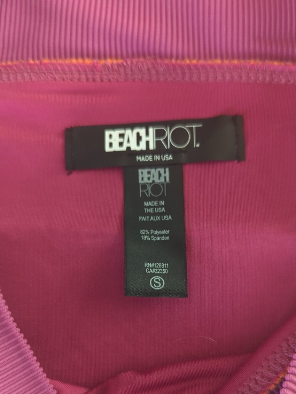 Beach Riot Women Bikini in Purple, Magenta & Orange - Picture 7 of 7